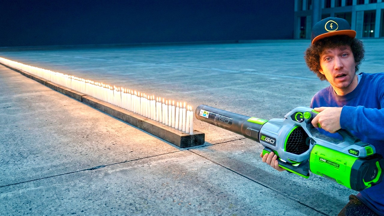 Soffiatore Elettrico VS Candele: Quante ne Spegne?