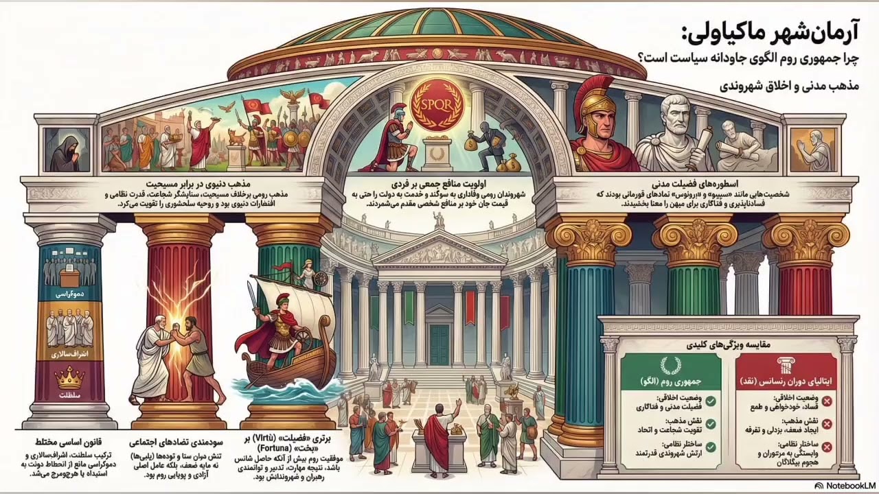 علت دلبستگی ماکیاولی به رم باستان 