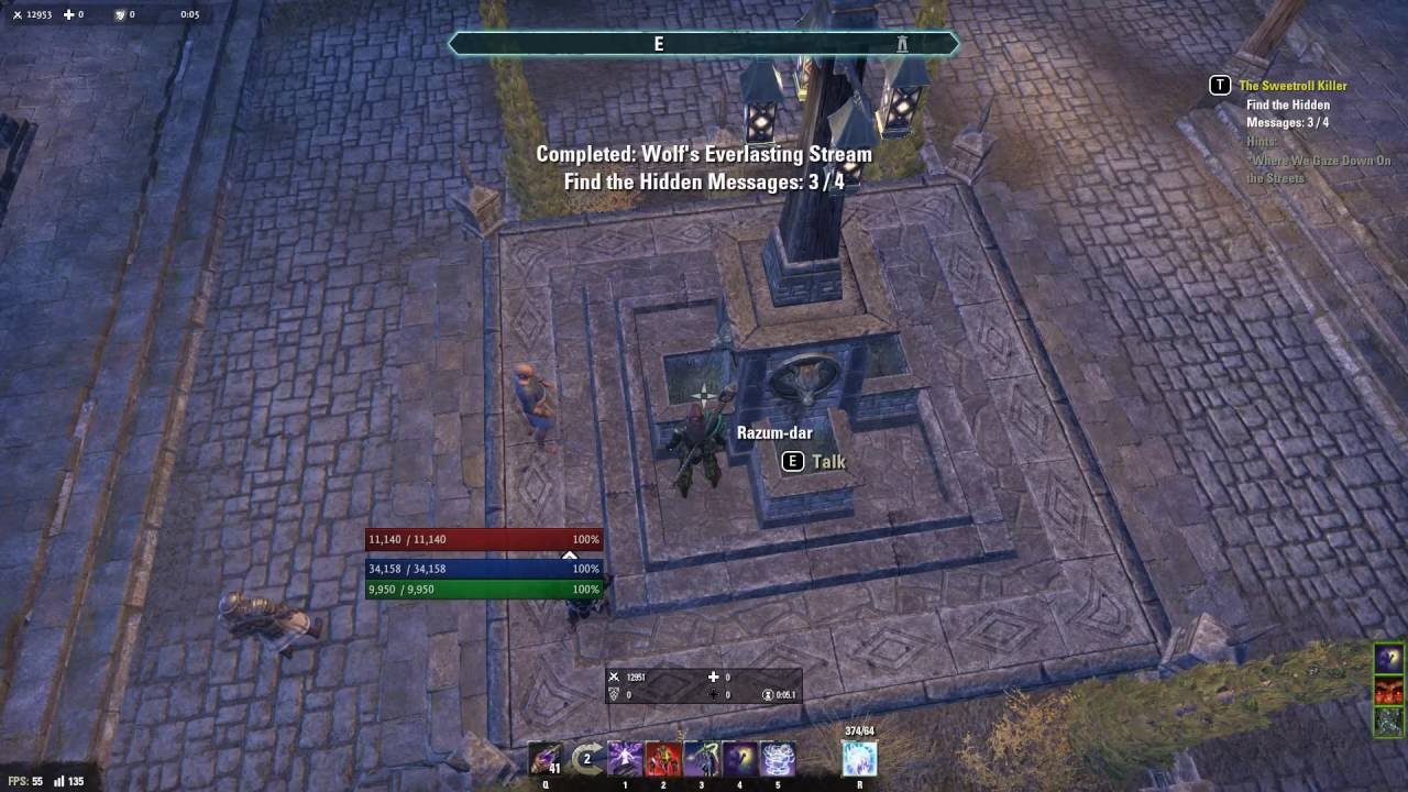 TESO Dark Brotherhood The Sweetroll Killer quest. Find the Hidden Messages