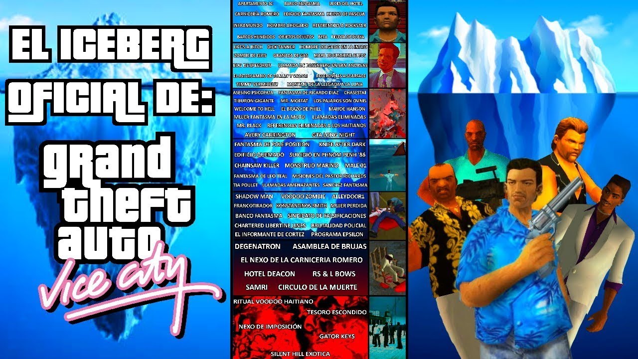 EL ICEBERG DEFINITIVO DE GTA VICE CITY