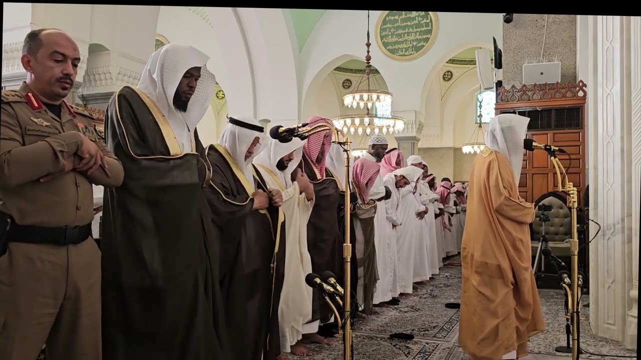 صلاة الجمعة# 15- 12- 1445هـ#  الشيخ . د ياسر بن مبروك المرعشي -  تبليغ الصلاة المؤذن/ احمد بخاري