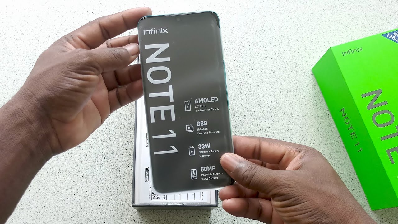 Infinix Note 11 Déballage (unboxing) et premières impressions