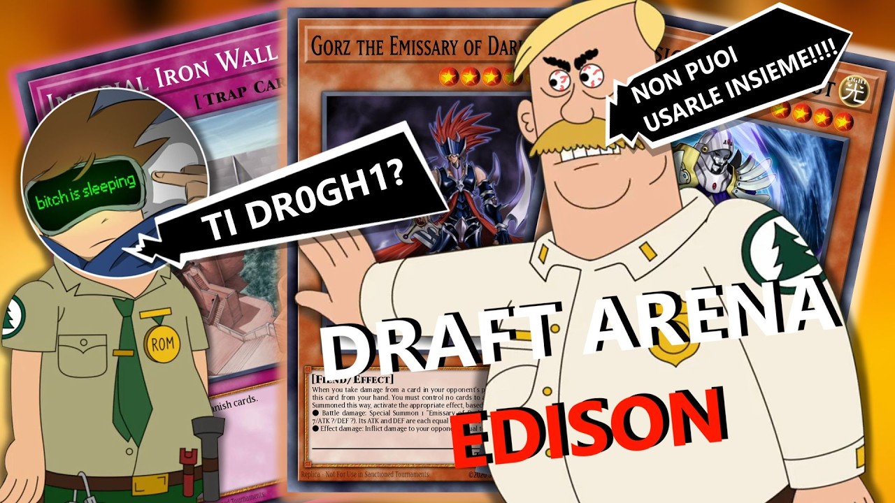 WOODY vs SAE - gambl1ng EDISON - ma i ruling??? - Yugioh Draft Arena
