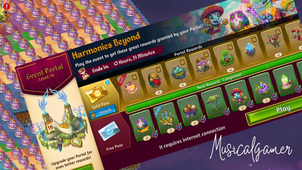 MERGE DRAGONS HARMONIES BEYOND EVENT! HEALING ALL LAND, CLOUD KEYS, LEVEL 10 POINT ITEM