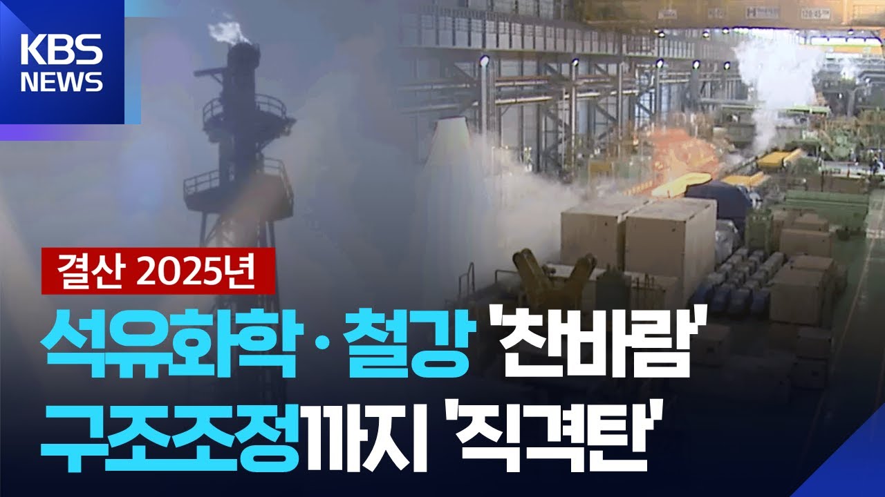 [되돌아본 2025] 수렁에 빠진 석유화학·철강산업…구조조정 ‘칼바람’ 예고 / KBS  2025.12.30.