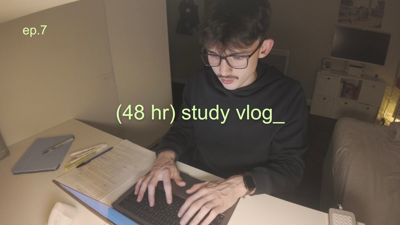48 HR STUDY VLOG 📂  | postgrad law school, note taking and reading