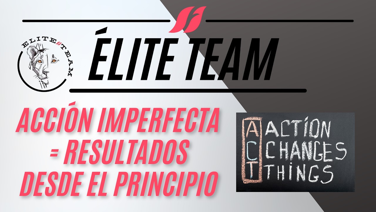 FARMASI Y TU COMIENZO   ACCIÓN IMPERFECTA = RESULTADOS DESDE EL PRINCIPIO