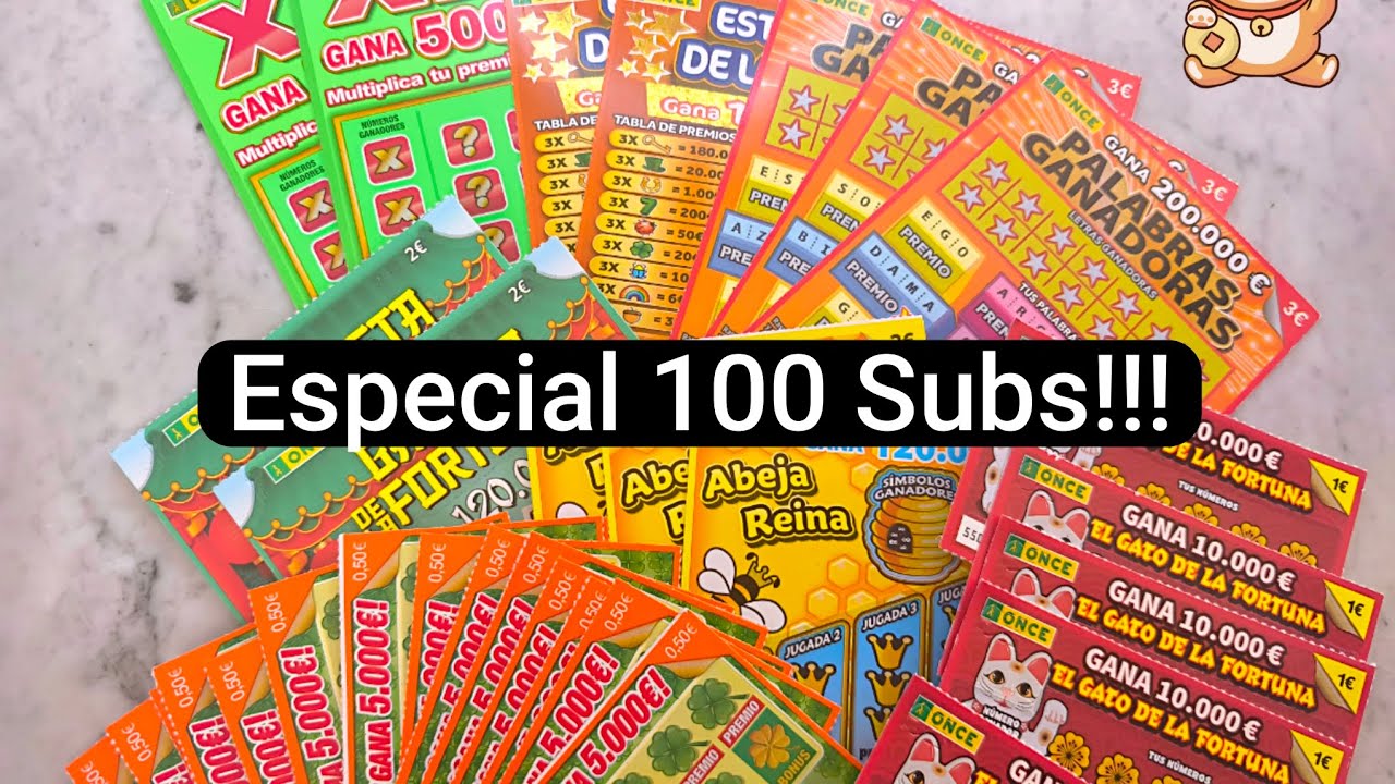 💰50€ en rascas💰. Especial 100 Suscriptores!!!🎇🎊🎉