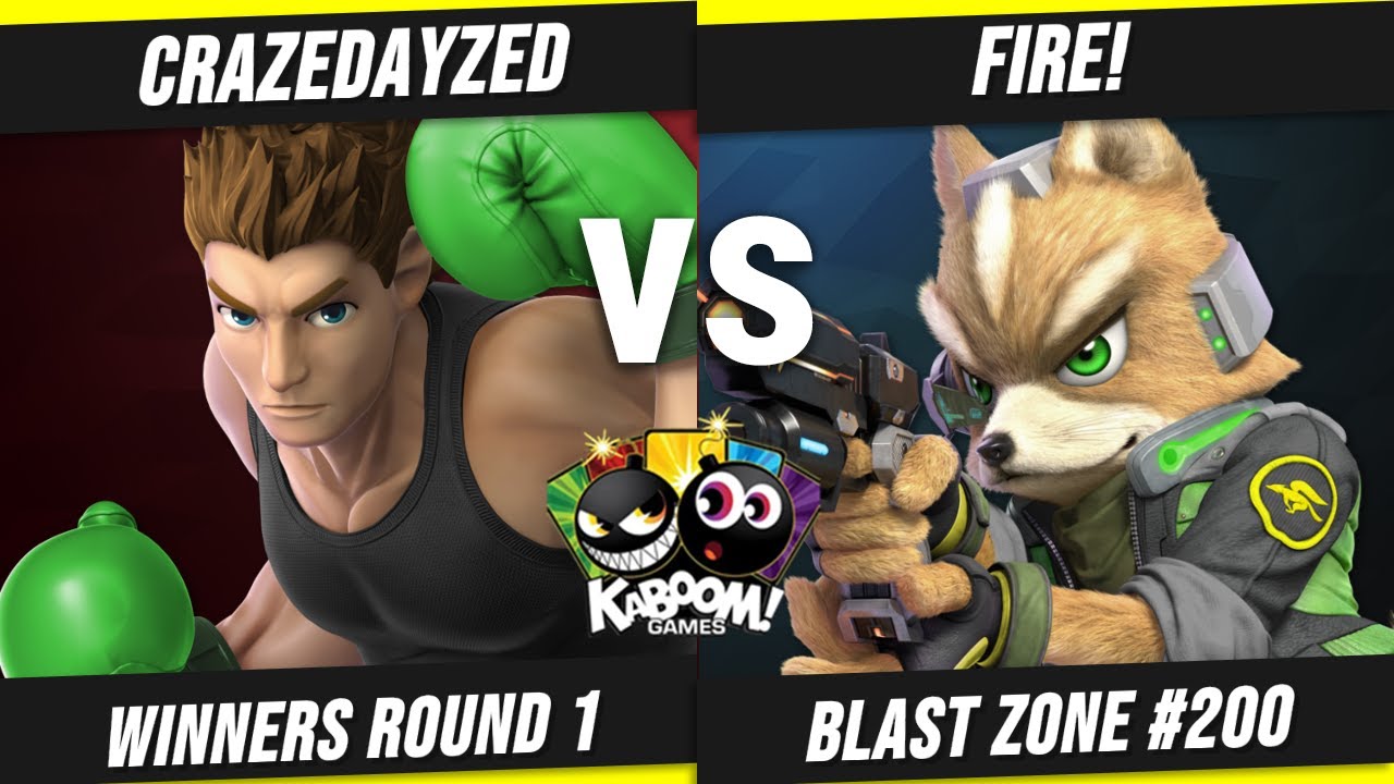 Blast Zone #200 - WR1 - SciTech | CrazedAyzed (Little Mac) vs Fire! (Fox)