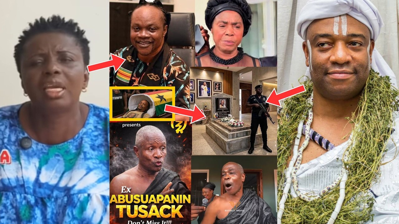 Break! Mama China to ST0RMS GA Mantse Palace. Beg him to FORGIVE Daddy Lumba Family &Remove the body