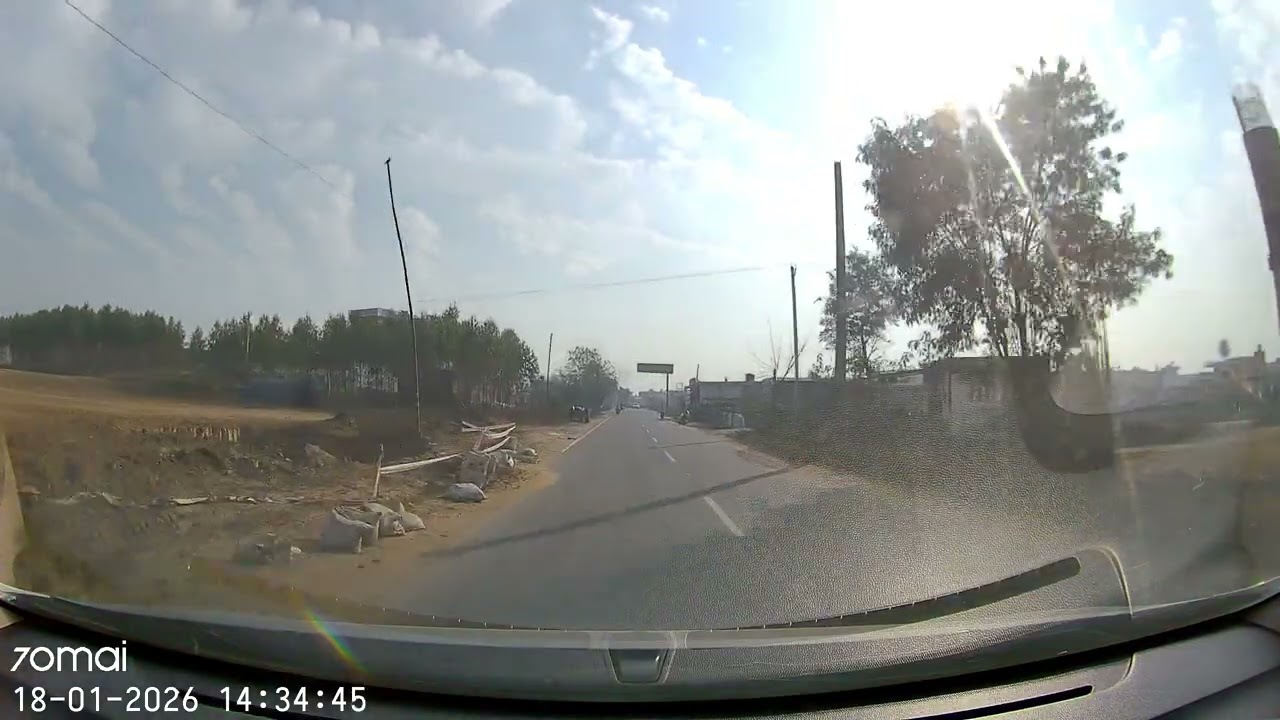 Driving Into the Blue | Sunny Outskirts POV