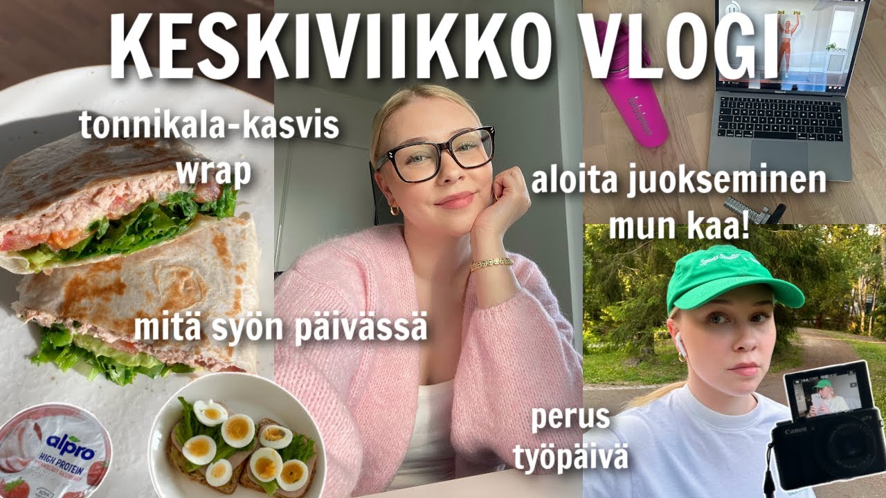 MY DAY:aloitin juoksun + mun vinkit, mitä syön päivässä, työpäivä, höpöttelyä | Lotta Liikanen