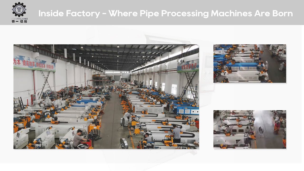 Teyi Factory Aerial Tour | Pipe Cutting & Bending Machine Experts #factory #pipe #machine
