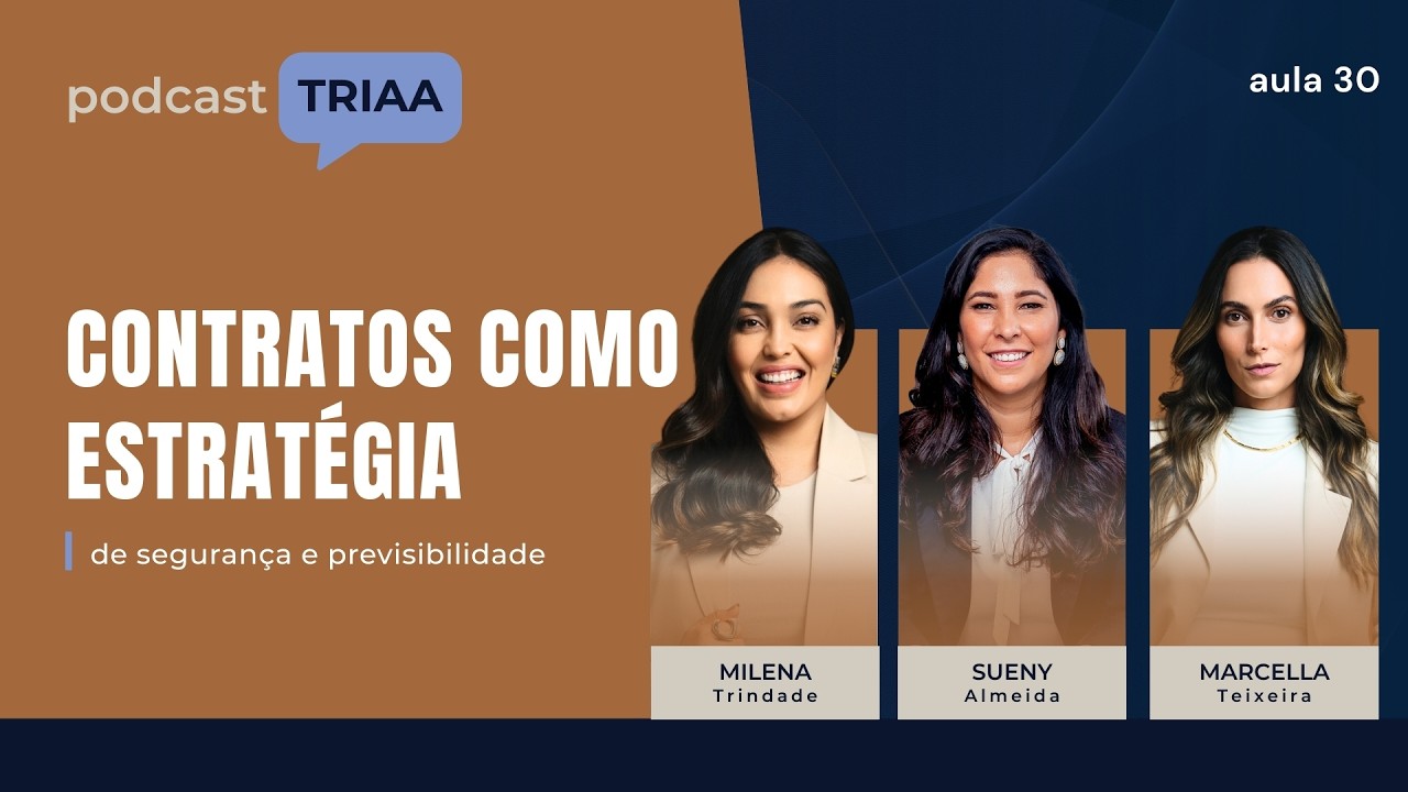 PODCAST TRIAA | EP 30 - Contratos como estratégia de segurança e previsibilidade.