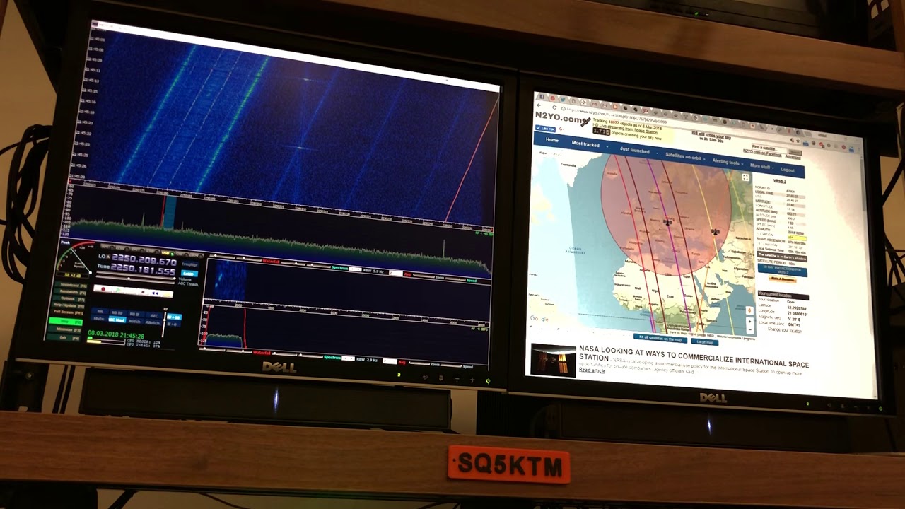 VRSS-2 S-band satellite reception
