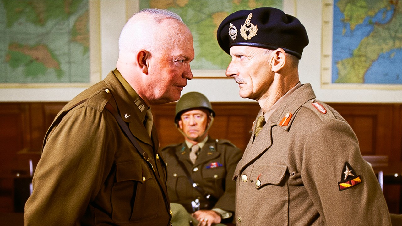 What Eisenhower Said When Montgomery Insisted Patton Be Removed After His 36-Hour Rhine Crossing
