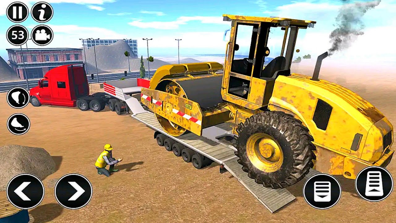 Real Construction Simulator: Heavy Construction Bridge Building #1 | Android iOS Gameplay