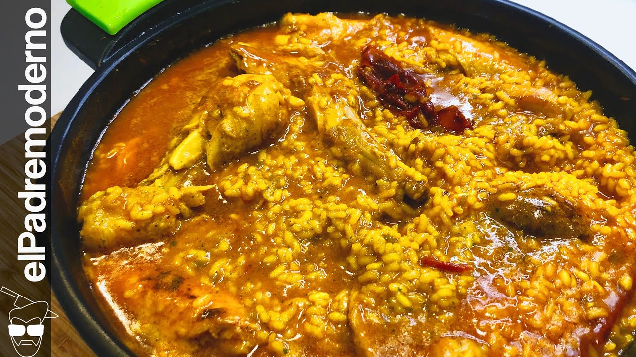 ARROZ MELOSO con CONEJO y POLLO Receta Paso a Paso