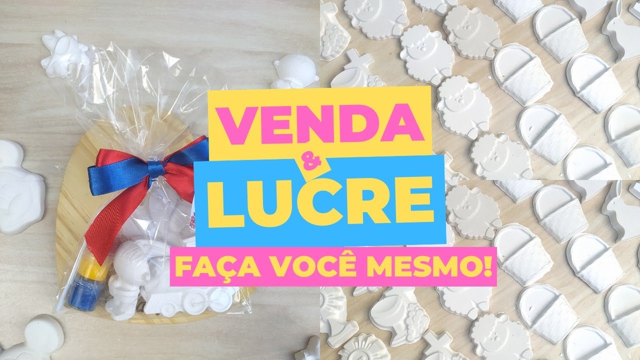 Lembrancinha para festa infantil em gesso