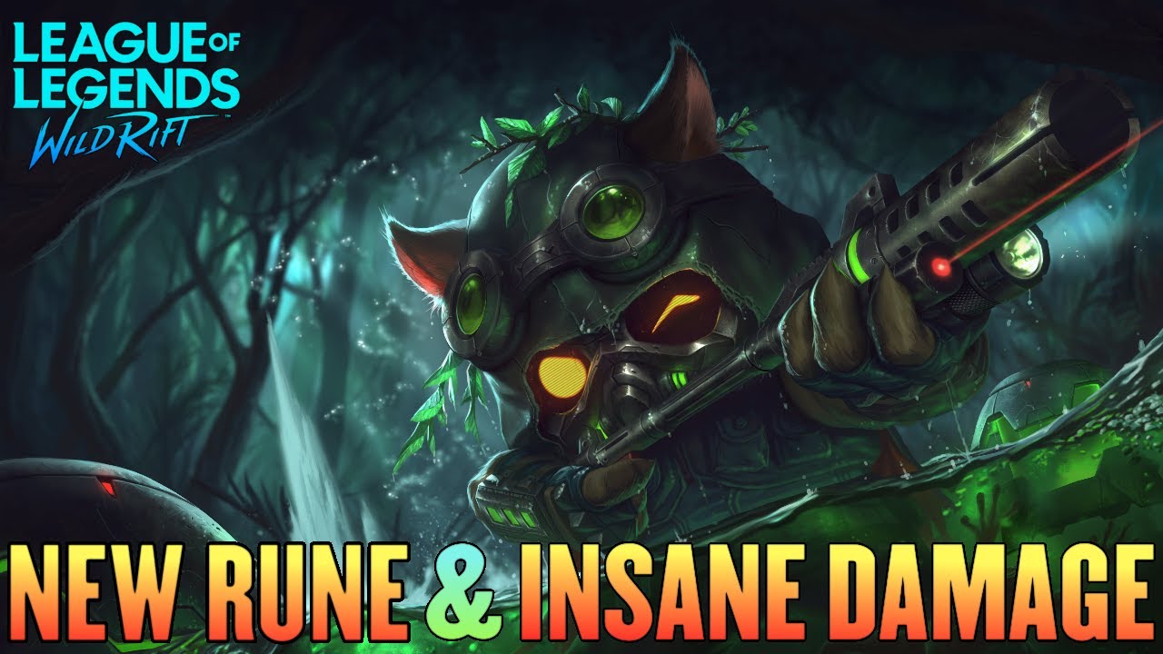 Teemo's Wild Rift Meta: New Rune & Insane Damage