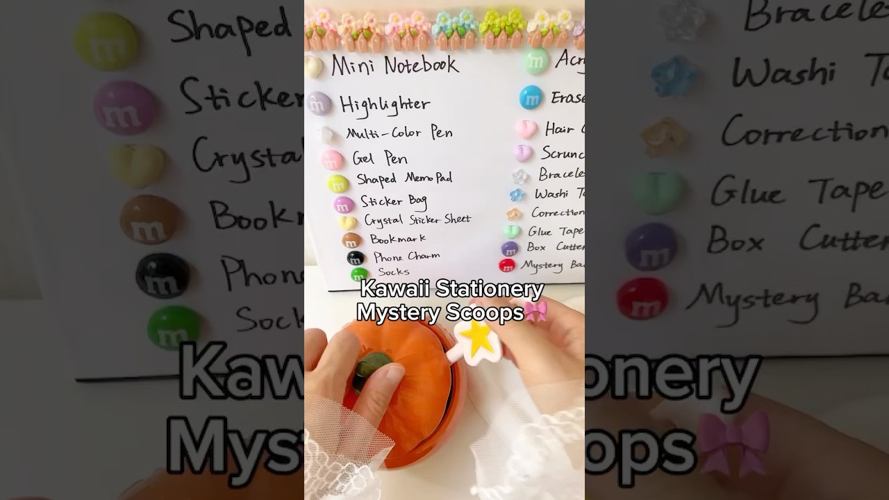 Соберите вместе со мной таинственный заказ для Клэр💕 #asmr #канцелярия #таинственнаякоробка #мило...