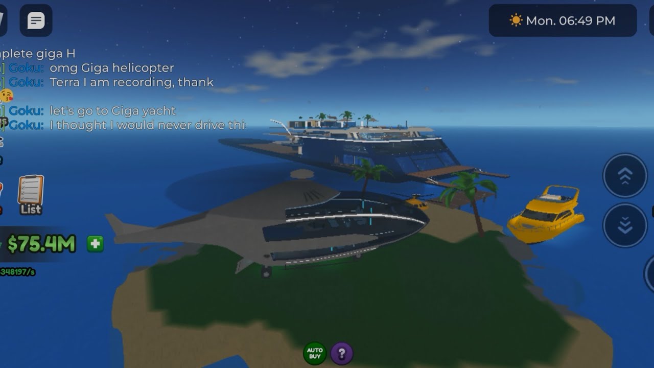 Giga yacht update/Giga mansion tycoon/Completed giga yacht