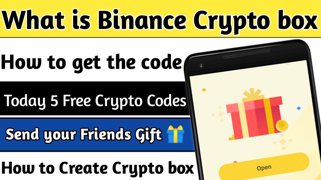 What is Binance Crypto box|How to Create Crypto box#Earnsaad