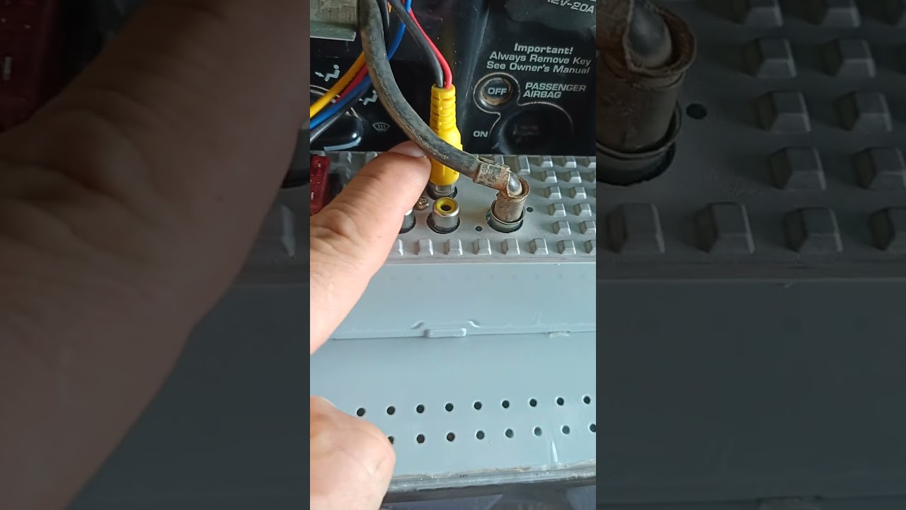 Instalación de camara de reversa 