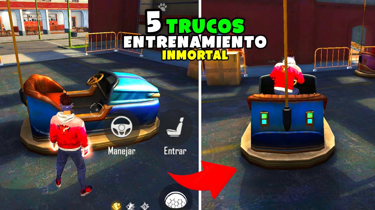 5 NUEVOS TRUCOS EN EL MODO ENTRENAMIENTO EN FREE FIRE SAMSUNG A3,A5,A6,A7,J2,J5,J7,S5,S6,A10,A20,A30