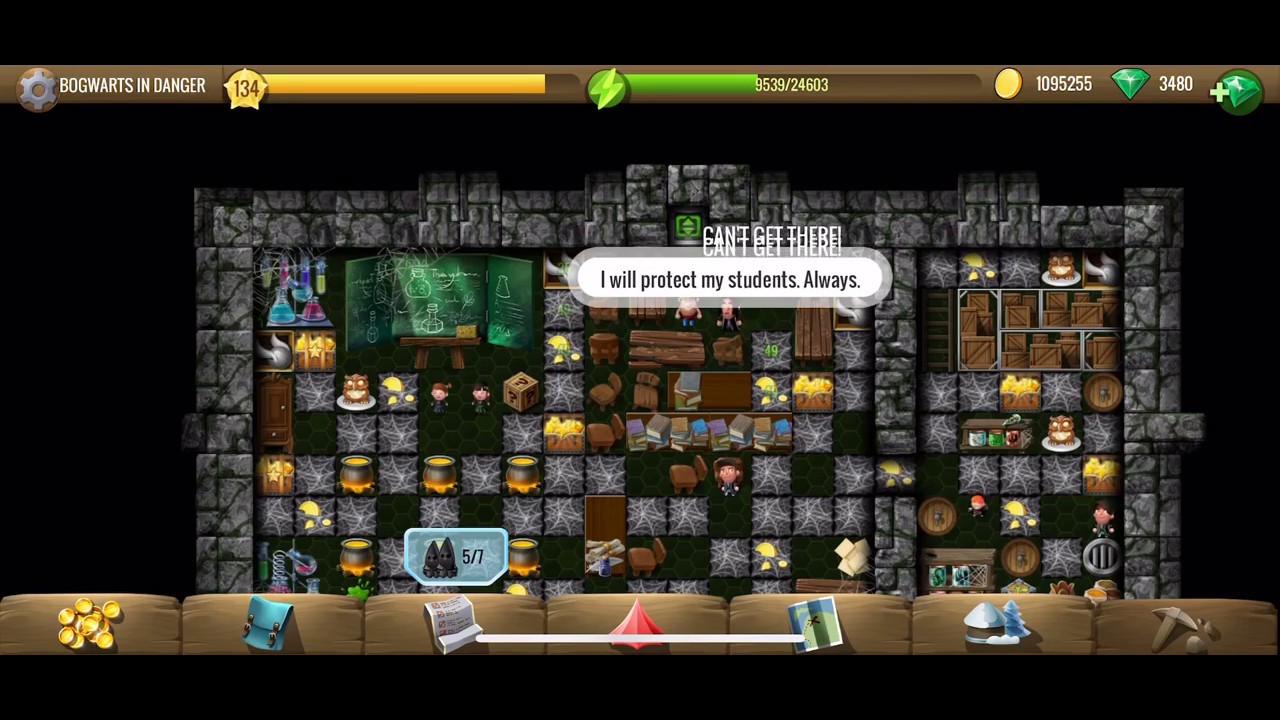 Walkthrough: Diggy’s Adventure - Parry Hotter: Bogwarts in danger Part 1.