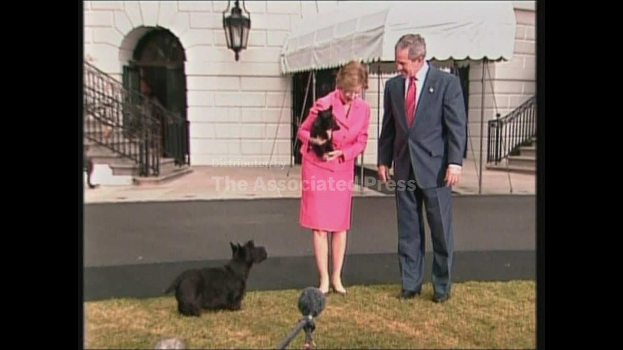 President introduces new dog