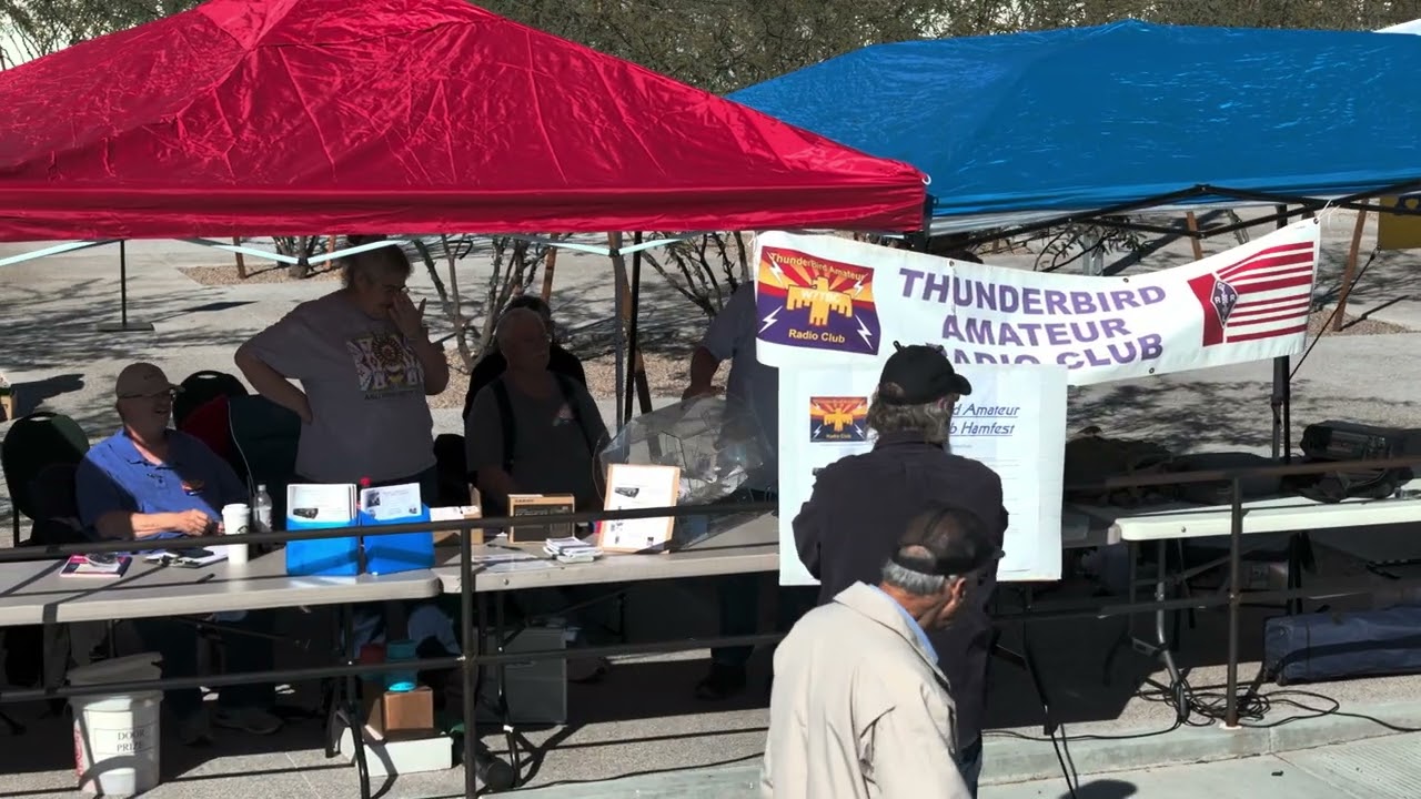 Drone Video Of Thunderbird Amateur Radio Club 2024 Hamfest in Glendale, AZ