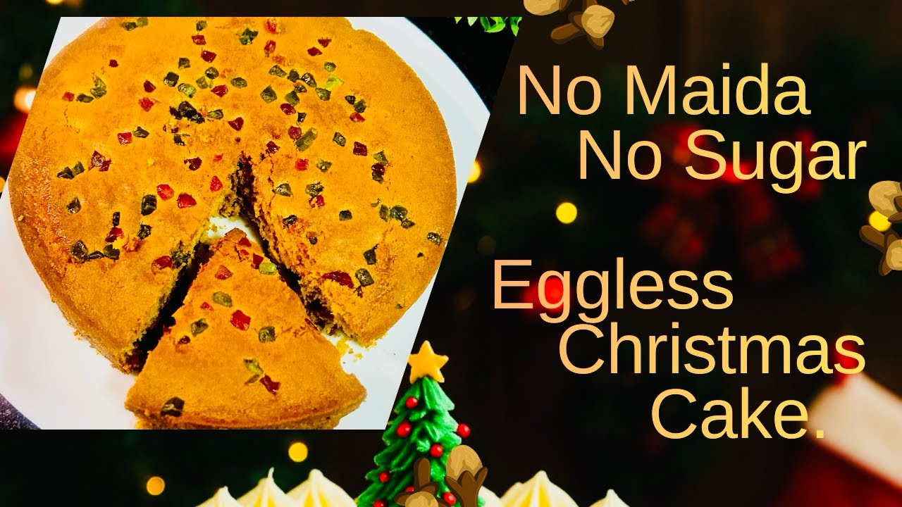 🥮🍪No Sugar, No Madida, No Alcohol! Soft & Rich Eggless Christmas Cake 🎄 | Foolproof Recipe in Hindi 