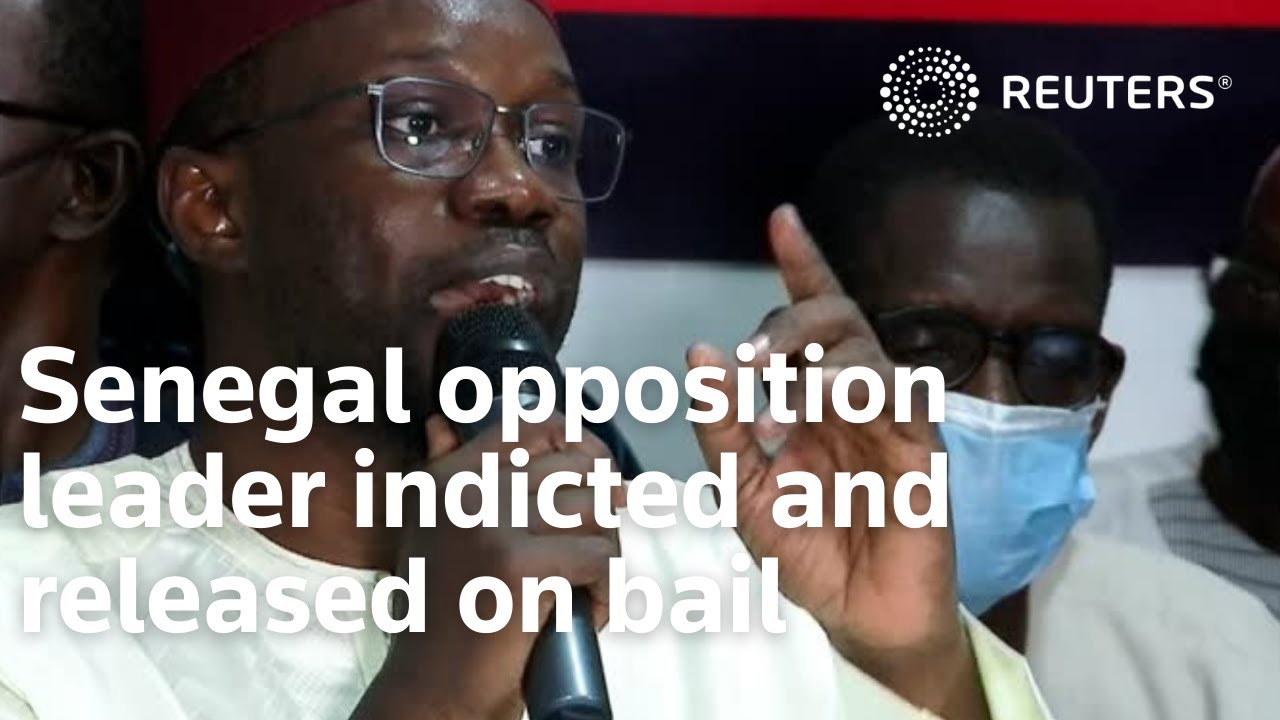 Senegal opposition leader indicted and released on bail