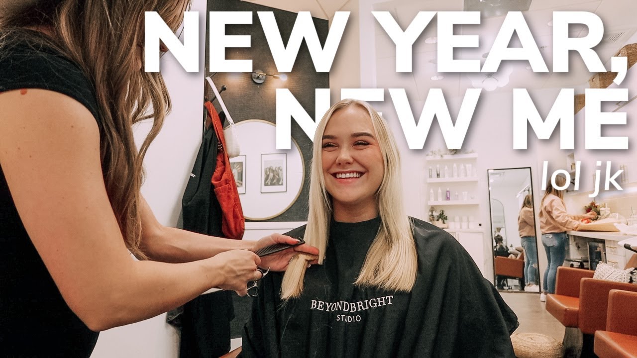 NEW YEAR, NEW ME lol: new hair, try on haul, facial