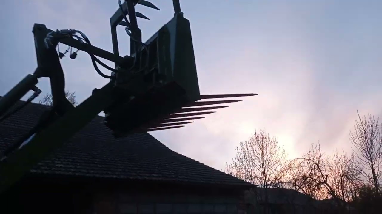 Mini ładowarka sam.Krokodyl gotowy.Wysokość podnoszenia 2.80m.