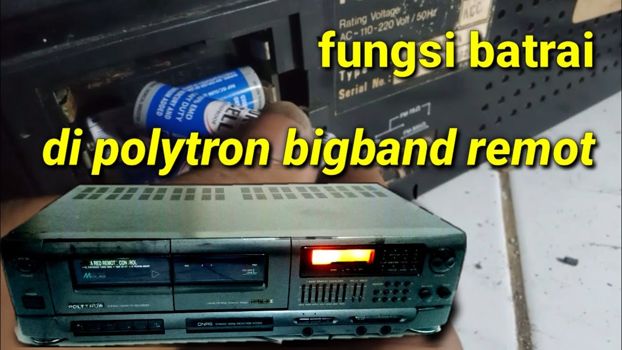 FUNGSI BATRE DIBLANKANG POLYTRON BIGBAND REMOT