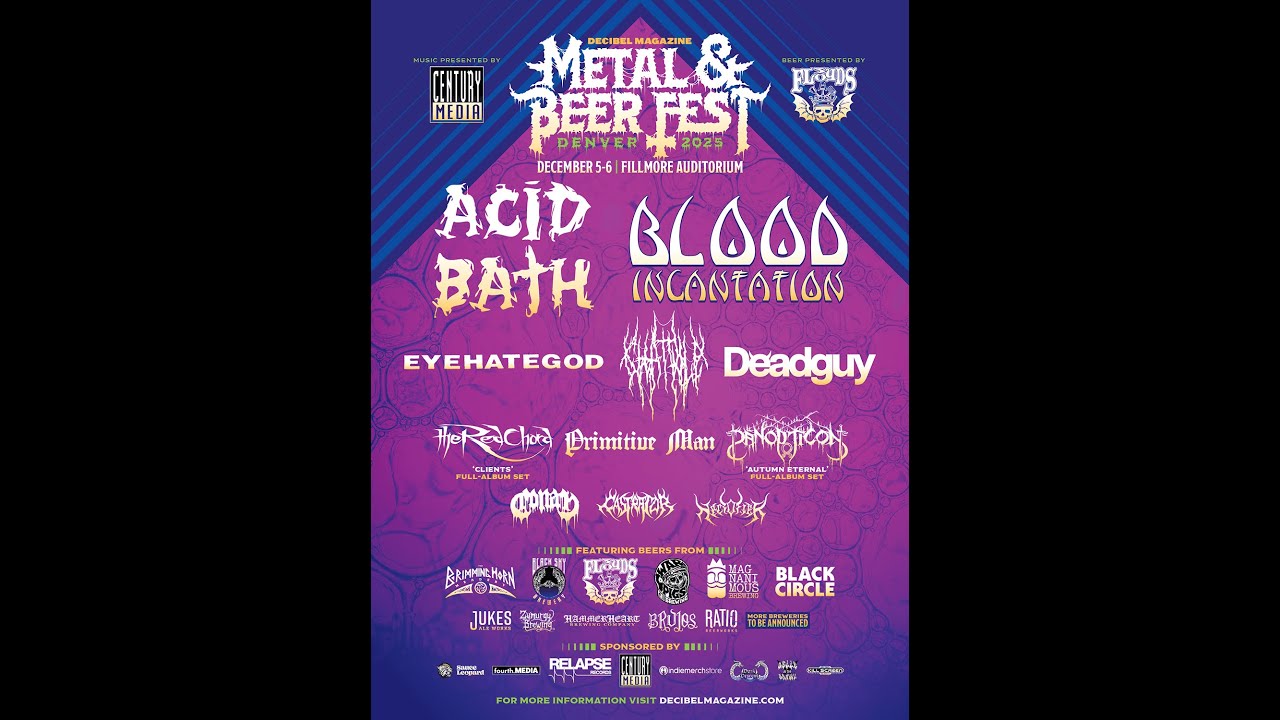 Acid Bath - Bleed Me an Ocean - Dec 6, 2025 - The Fillmore Auditorium - Denver, CO