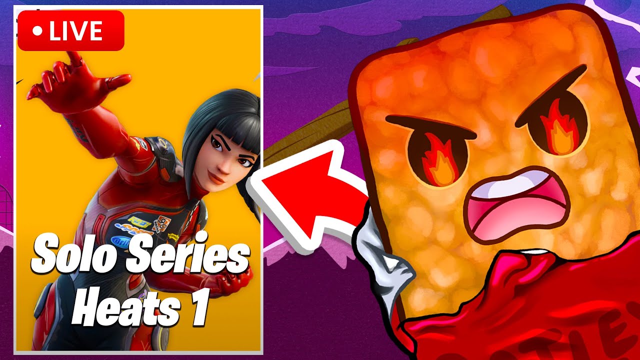 🔴LIVE - SOLO SERIES HEAT 1 (Fortnite)