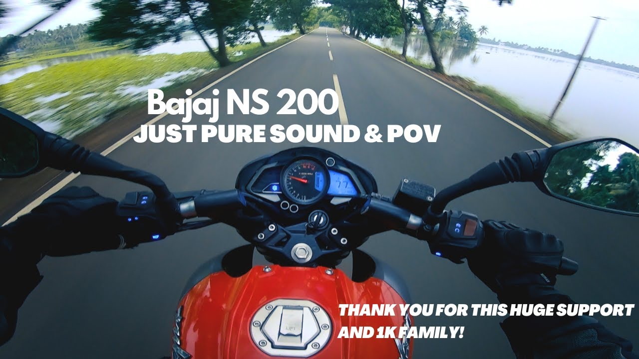 Bajaj NS200 BS4 | Pure Sound+ POV |