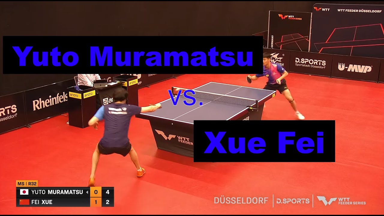 Yuto Muramatsu vs. Xue Fei | Full Match - Short Form | R32 - WTT Feeder Düsseldorf 2
