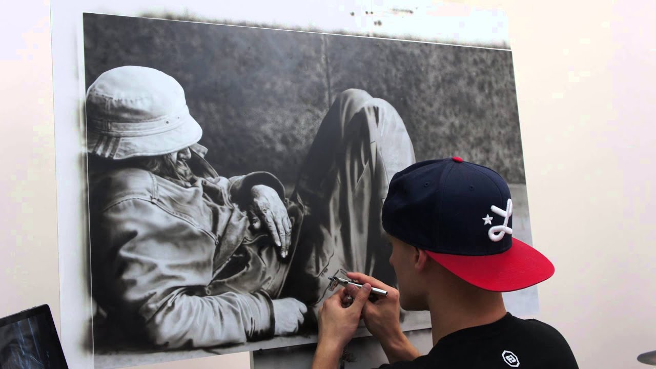 Setka airbrushing 