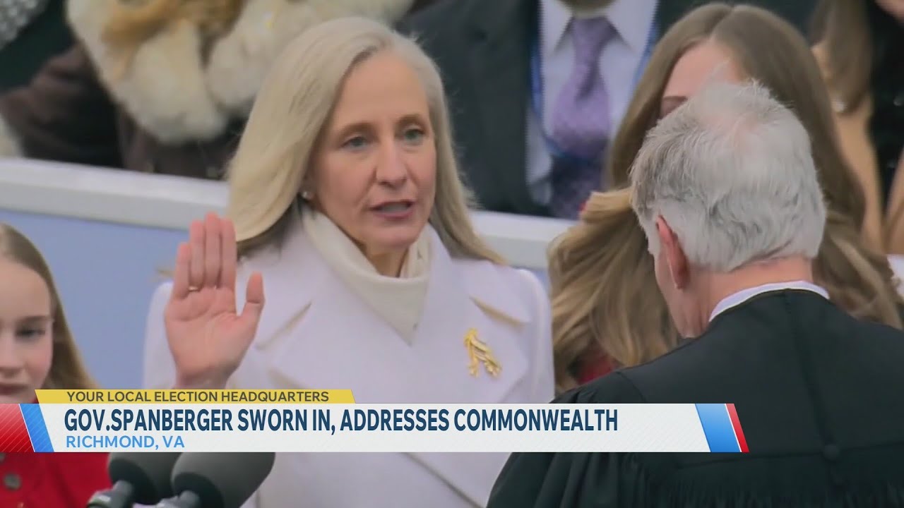 Spanberger Sworn in as Virginia's 75th Governor