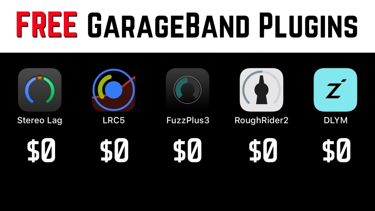 Best FREE plugins for GarageBand iOS (iPhone/iPad)