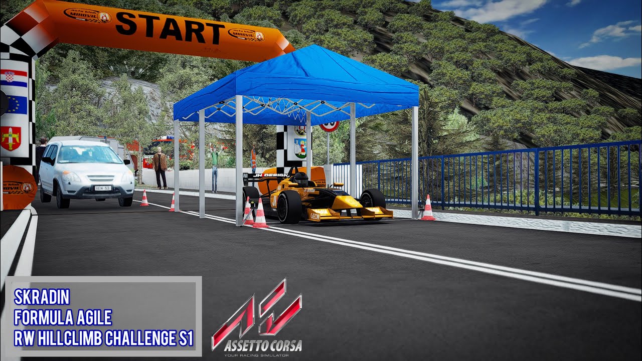 RaceWest Hillclimb Challenge S1 | Skradin- Formula Agile | Assetto Corsa