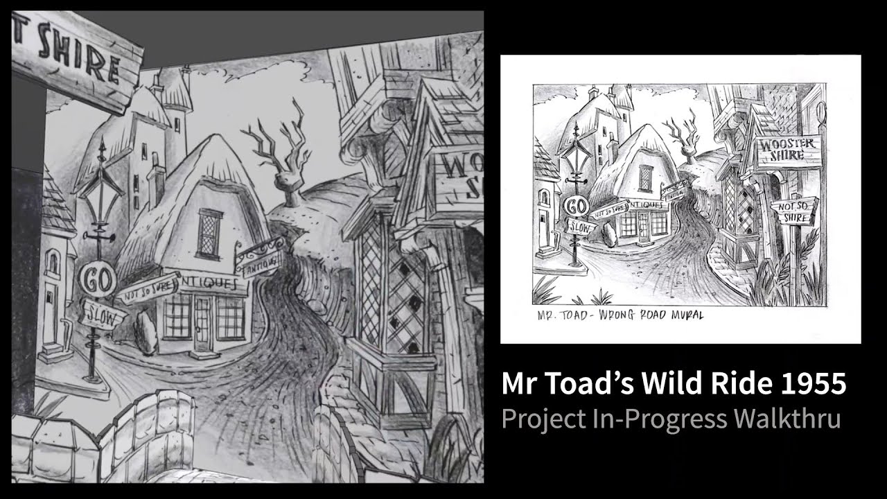 Mr Toad's Wild Ride 1955 Recreation - In Progress Update