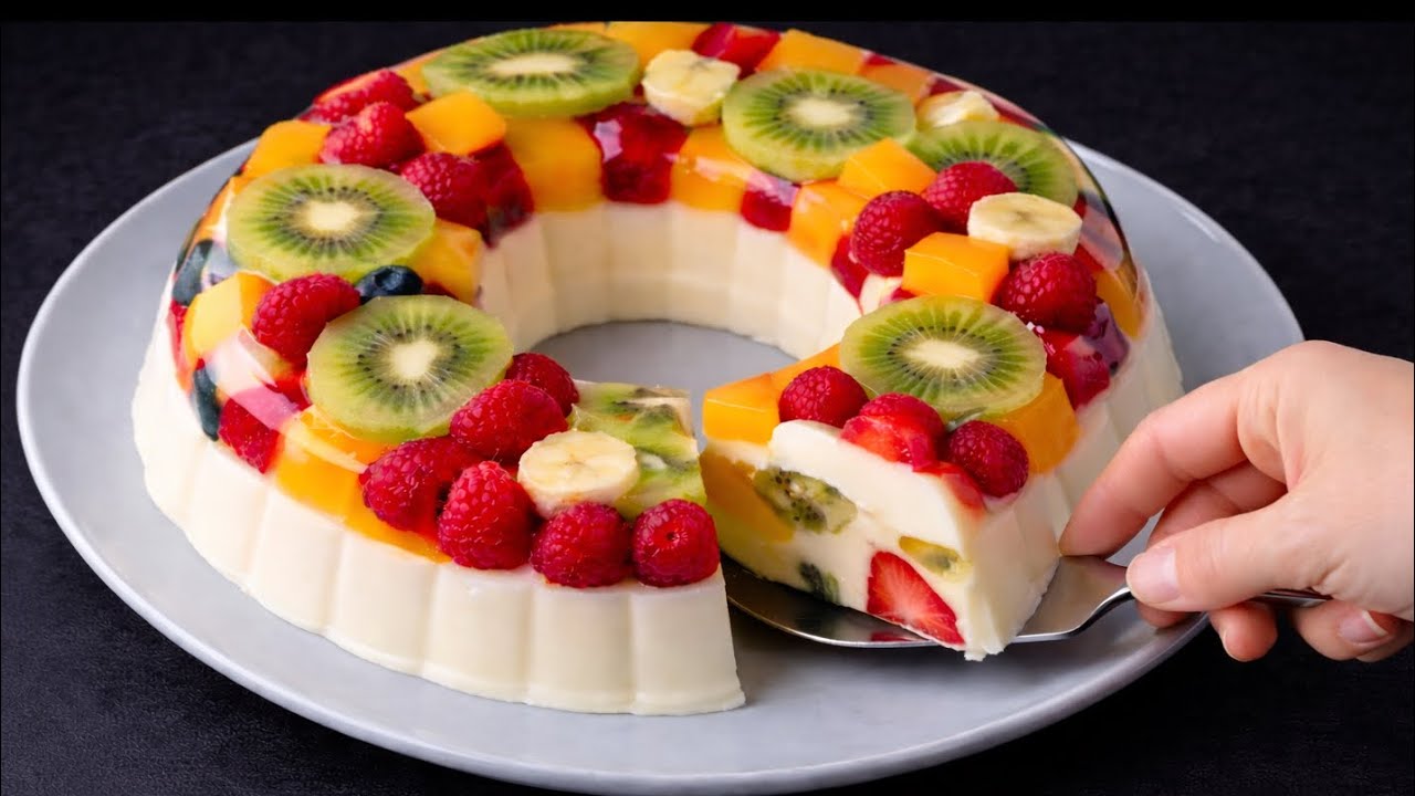 ❗Nur Milch + Kondensmilch! Das schönste Frucht-Dessert