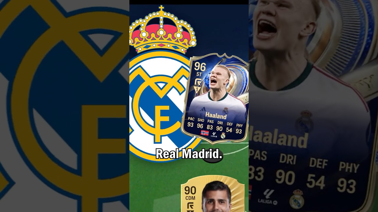 Real Madrid just entered FIFA Career Mode 😭⚪ Haaland, Olise & Florentino Chaos #realmadrid