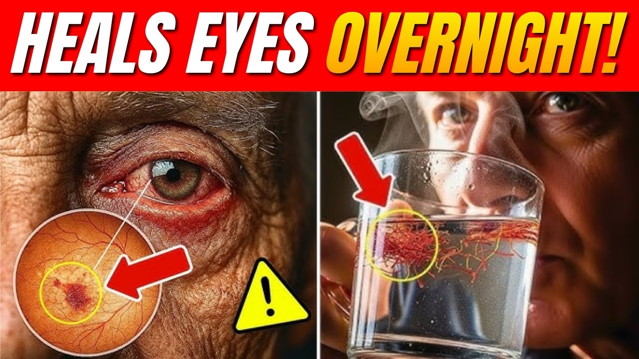 Over 60, Drink THIS Juice Before Bed To REPAIR Your Eyes & Vision During Sleep