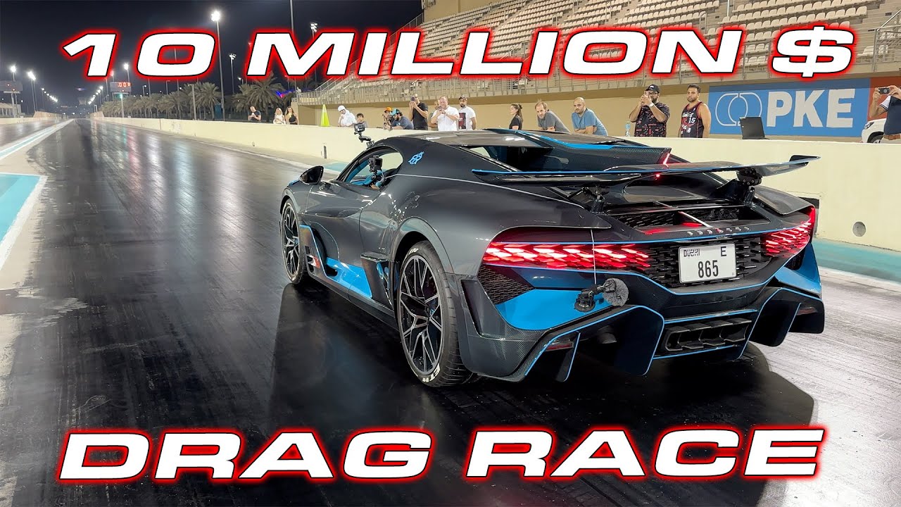 Насколько быстр автомобиль за 10 миллионов долларов? *Bugatti Divo 1500 л.с. против Tesla Plaid, ...